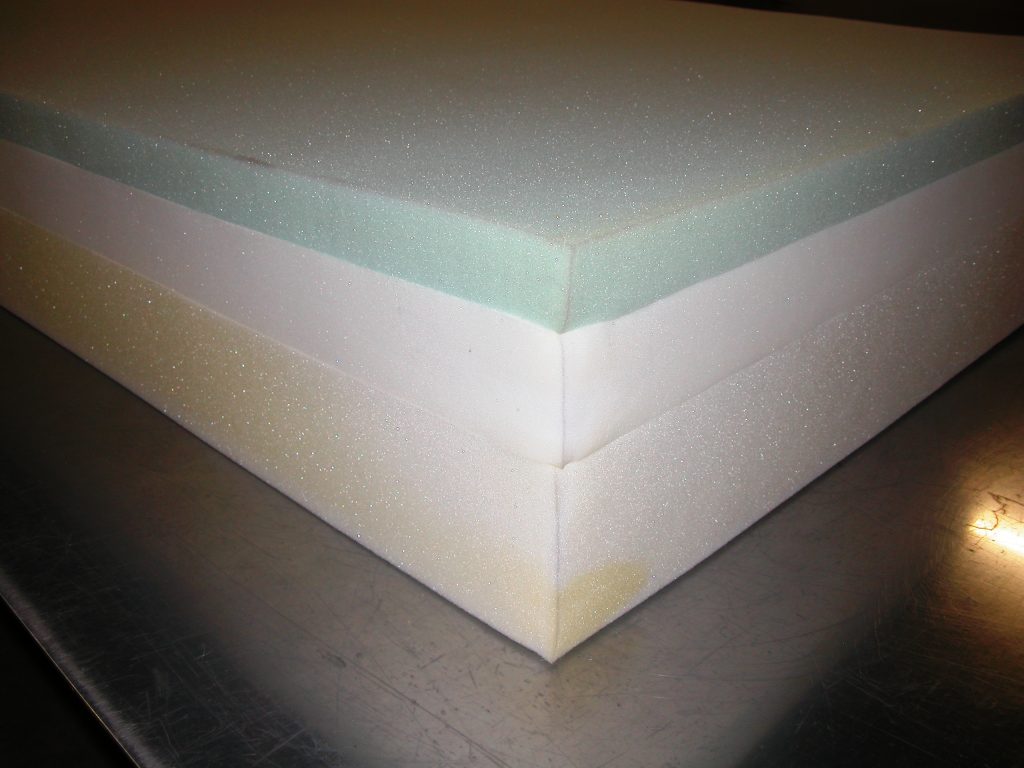 A competitor's 3 layered mattress