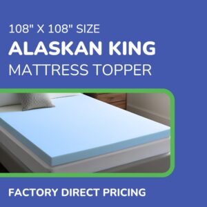 Alaskan King Size Mattress Topper Alaskan King Size Mattress Topper