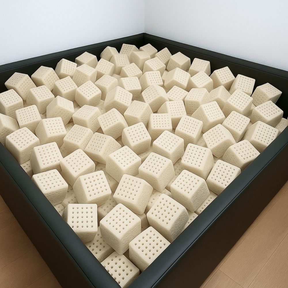 Organic Latex Foam Pit Cubes