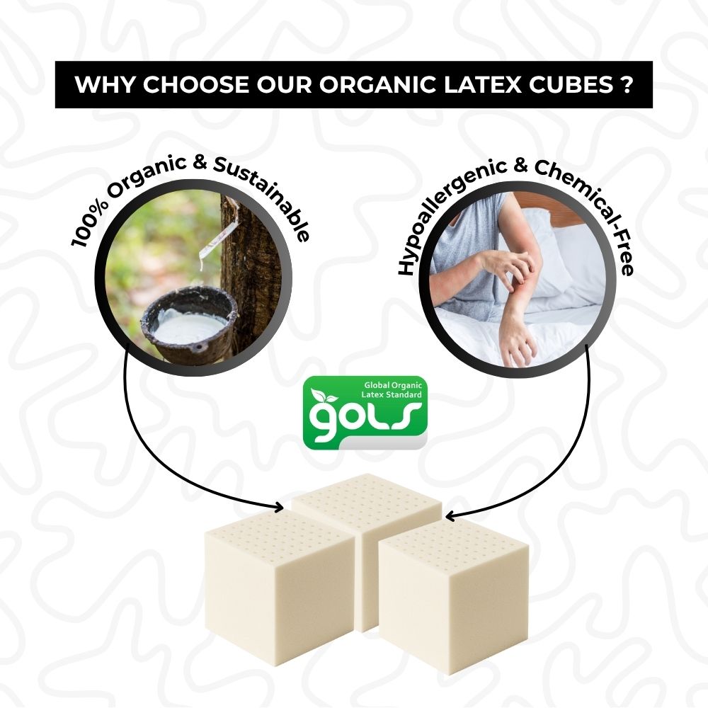 Organic Latex Foam Pit Cubes