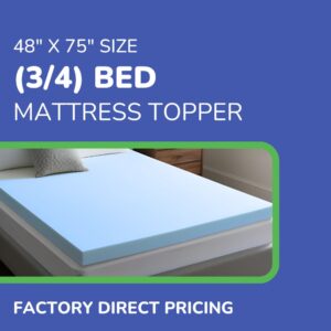 Three Quarter (3/4) Bed Mattress Topper